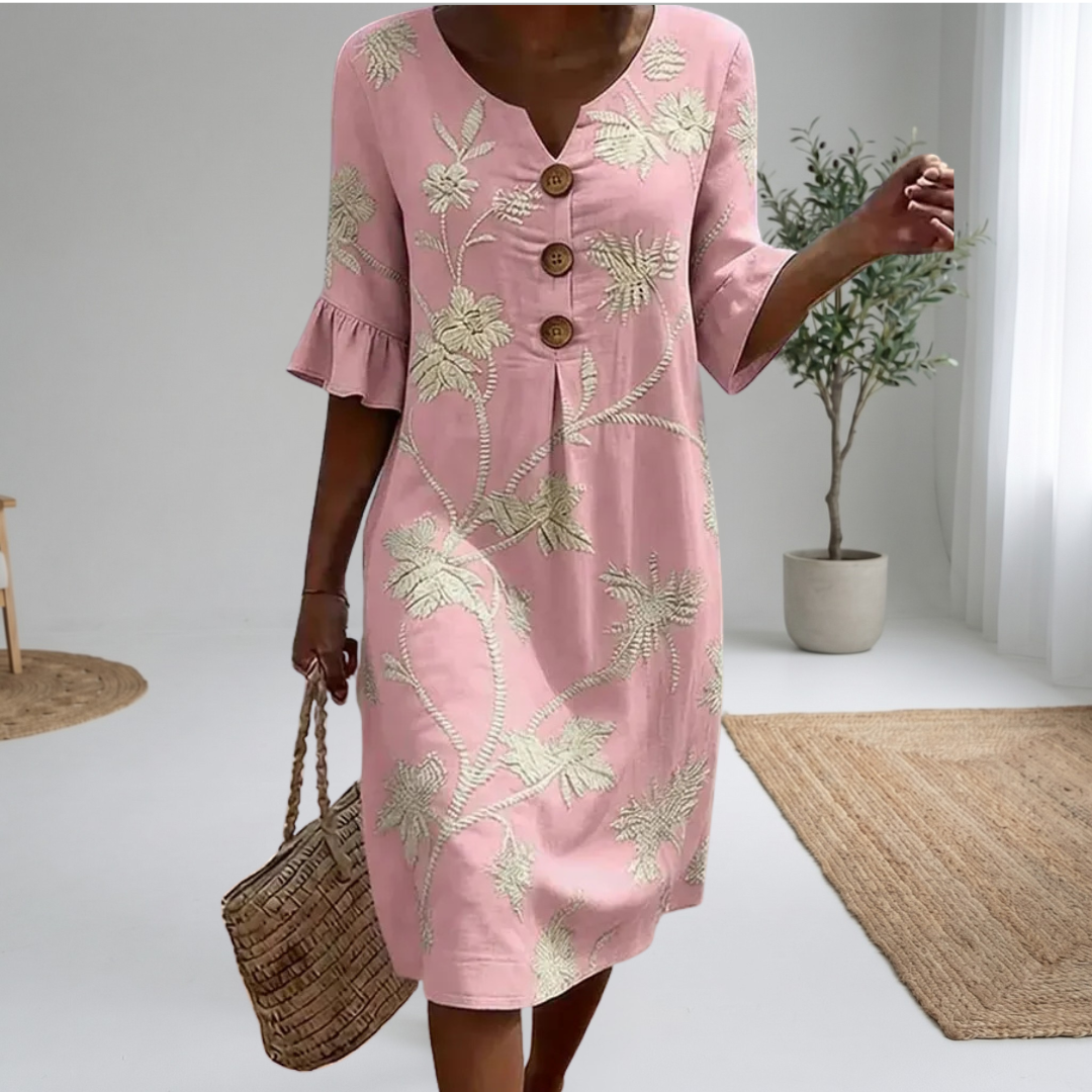 Lena | Vestido Ligero con Estampado
