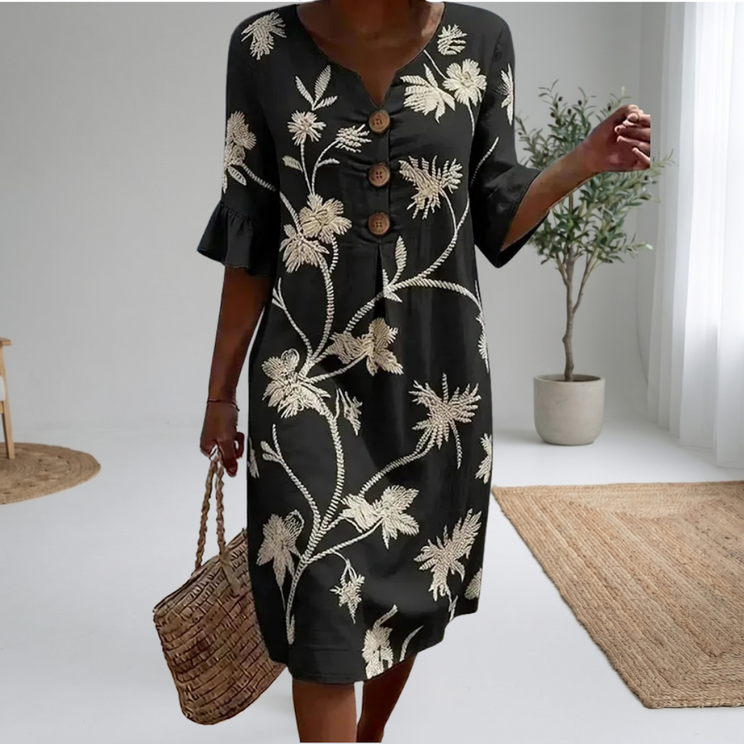 Lena | Vestido Ligero con Estampado