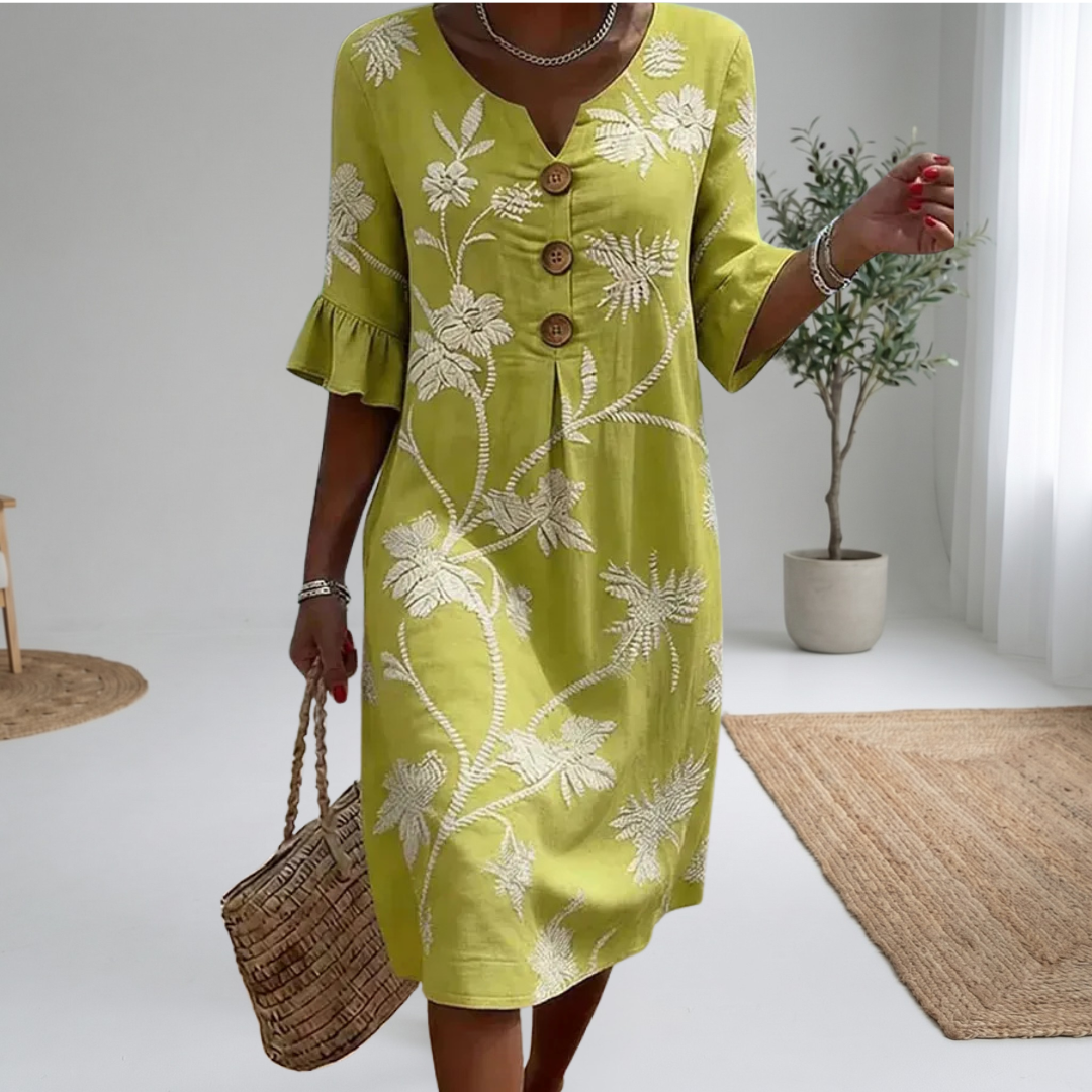 Lena | Vestido Ligero con Estampado