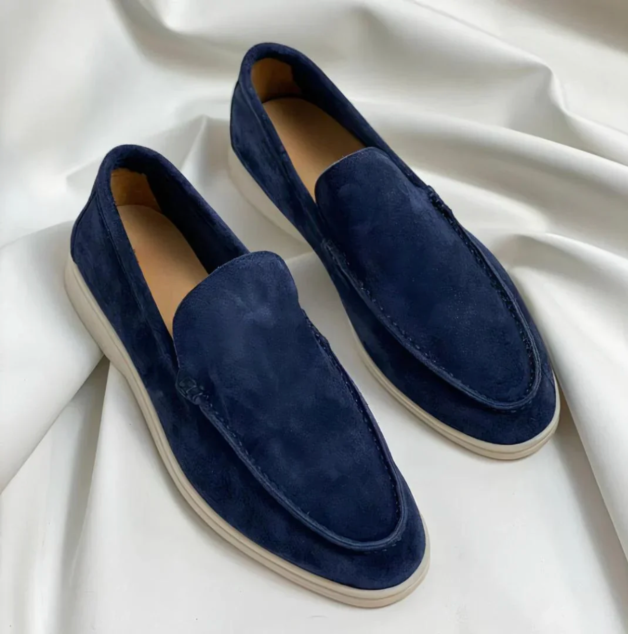 EMILIANO | ELEGANTES MOCASINES DE ANTE