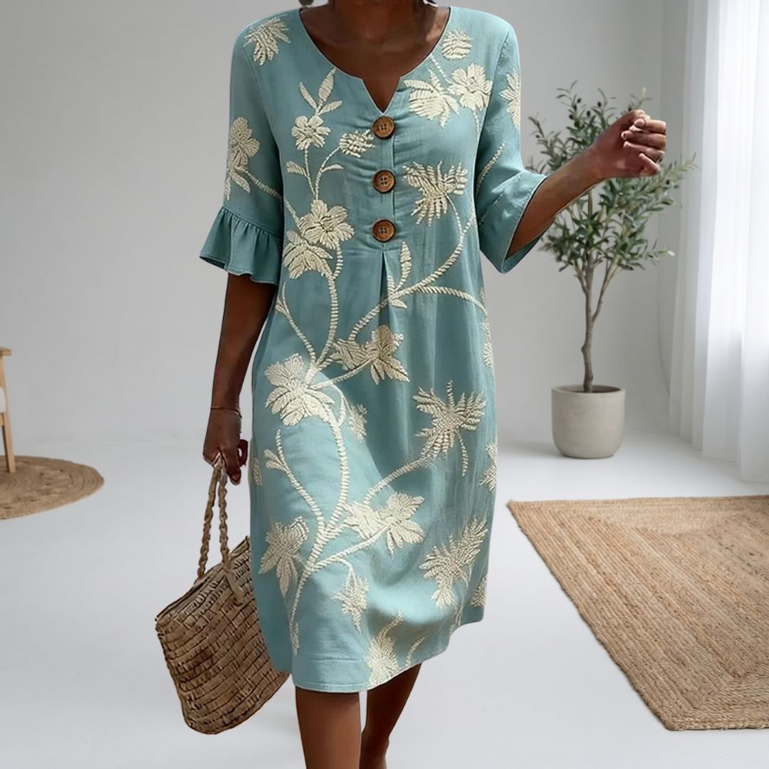 Lena | Vestido Ligero con Estampado