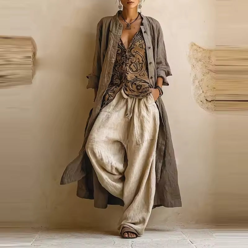 SHOPIE | CONJUNTO BOHEMIO FLUIDO CON CAPAS